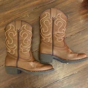 Toddler Brown Western Cowboy Boots
